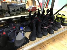 15no. Pairs of Various Wetshoes as Lotted . Collection Strictly 09:30 to 18:30 - Wednesday 20