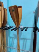 2no. Various Timber Paddles, Combined RRP £100. Collection Strictly 09:30 to 18:30 - Wednesday 20
