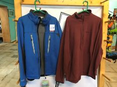 Package of XL Men's Outdoor Comprising; Craghopper Sature Soft Shell Jet Blue Jacket RRP: 125.00,