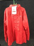 Regatta waterproof raincoat - Red. Size XXL. RRP £20.00