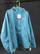 Sprayway Atlanta waterproof jacket - Turquoise Size 18. RRP £80.00