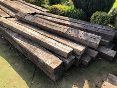 20no. Railway Sleepers as Lotted