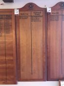 Timber Wall Mounted Recognition Board, 1100 x 400m
