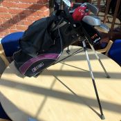 Set of Junior Clubs with Bag as Lotted