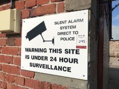 Warning CCTV System Sign