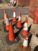 7no. Traffic Cones as Lotted