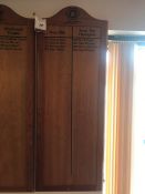 Timber Wall Mounted Recognition Board, 1100 x 400m