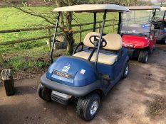 LOT UPDATED Ingersoll Rand Club Car Electric Golf Buggy with Roof and Screen We are informed the Gol