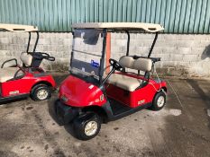 LOT UPDATED EZ-GO Buggys RXV Electric Golf Buggy with Auto Brakes, Auto Regeneration Charging, Roof