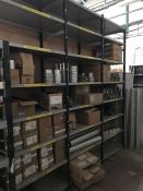 Quantity of Various Flues Etc. to 3no. Bays as Lotted, Shelving Units Included