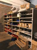 Quantity of General Ironmongery to 4no. Bays as Lotted, Shelving Units Included