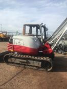 SALVAGE - 2014 Takeuchi TB290 Excavator. The machine suffered fire damage including but not