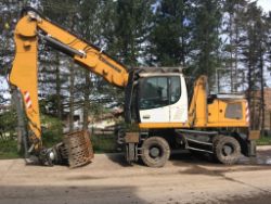 Unreserved Online Auction - Salvage Liebherr LH24M Loading Shovel with Grab