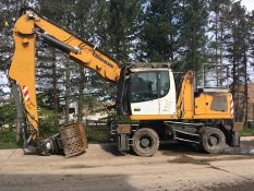 SALVAGE - 2014 Liebherr LH24M Loading Shovel c/w SG25 Selector Grab. The machine suffered fire