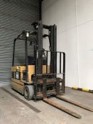 1997 Caterpillar FP18T-48F Duplex Mast Forklift, Hours: 8226, with Solid Tyres, Fork Length:,
