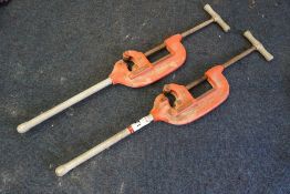 2no. Rigid Heavy Duty 2" to 4" Pipe Cutters. (Lot Located in The Auction Centre, Abertillerty.