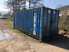 20 ft Steel Shipping Container as Lotted with Contents, All Contents Sold as Spares or Repairs,