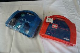 Unused Eye Wash First Aid Kit and Unused Burns First Aid Kit. (Lot Located in The Auction Centre,