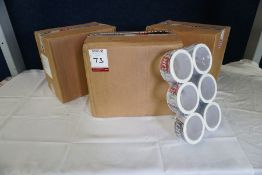 108no. Rolls UKTOOLMART Tape 48mm x 66m. (Lot Located in The Auction Centre, Abertillerty.