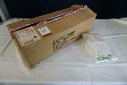 100no. Click 2000 White Pu Full Palm Coated Nylon Gloves. (Lot Located in The Auction Centre,