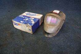 Speedglas Arc Activated Electric Head Shield and Super 6 Mig Welding Wire. (Lot Located in The