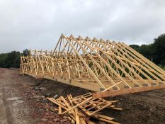 40no. Timber Trusses to Fit 9 Plots To See Full Specification Sheet See; https://docdro.id/IpQf3EO