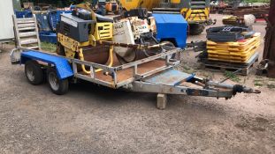 iFor Williams GP106GM Twin Axle Plant Trailer with Ramps & Towing Eye. Roller not included