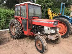 1984 Massey Ferguson 158 F Tractor, Registration: A501 CAW. There is no VAT on the hammer price of