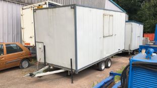Twin Axle Towable Canteen with Eye Hitch