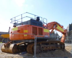 Unreserved Online Auction - SALVAGE Salt Water Damaged 2016 Hitachi ZX490LCH-6 Excavator