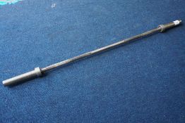 6' Weightlifting Bar as Lotted please Note: Collection is the responsibility of the purchaser,