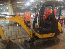 Online Auction - Salvage 2014 JCB 8018 Excavator