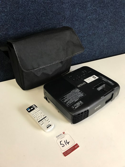 Epson H556B LCD Projector With Carry 