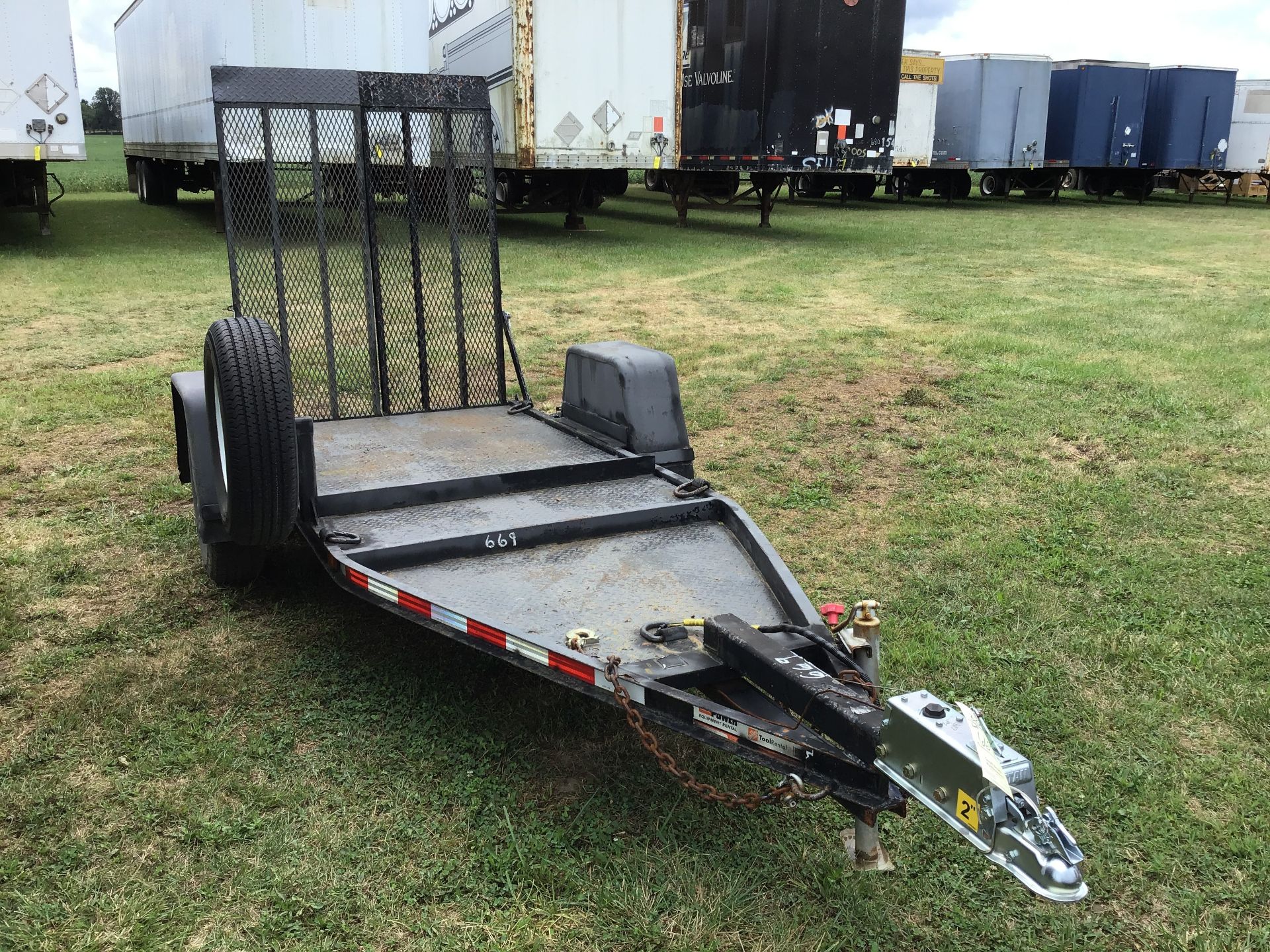 52"" X 11' SINGLE AXLE TRAILER