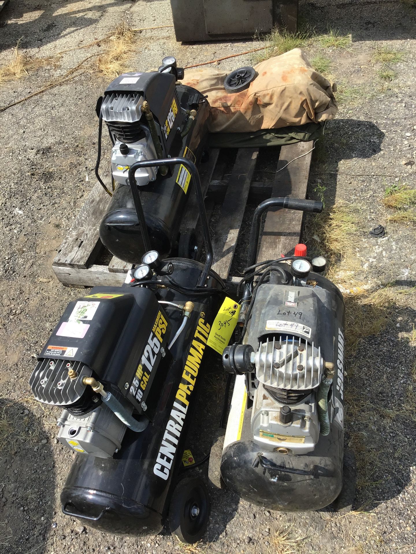 LOT OF (3) ELECTRIC AIR COMPRESSORS