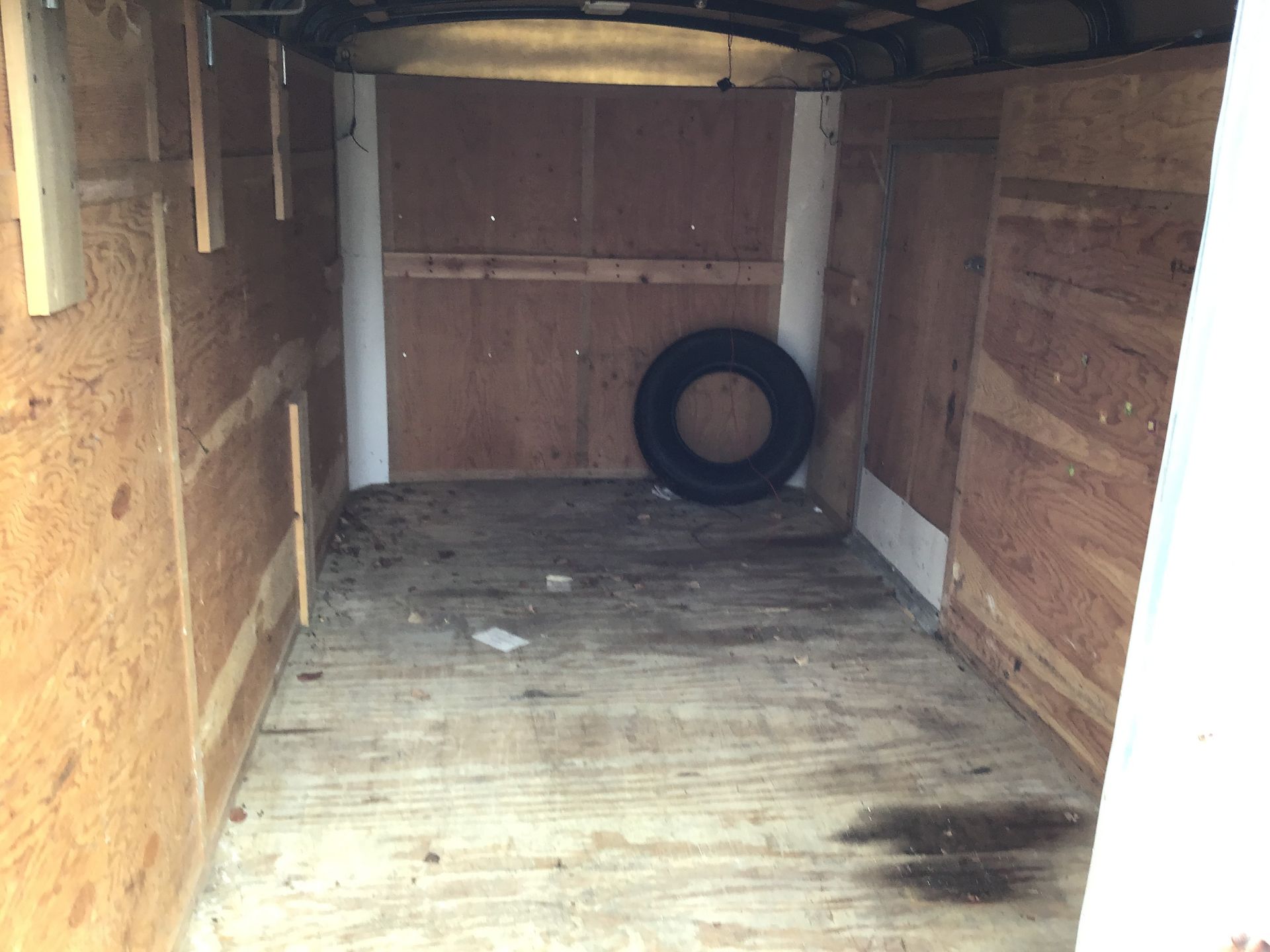 ENCLOSED TRAILER 12'X6', NO TITLE - Image 3 of 3