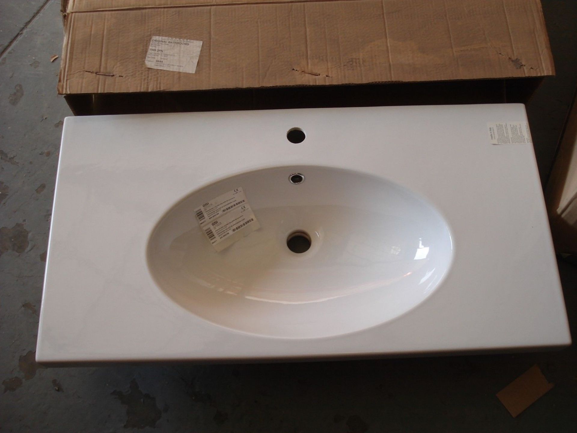 GSI Panorama Lavabo Wash Basin - Size 90x48 - Image 2 of 4