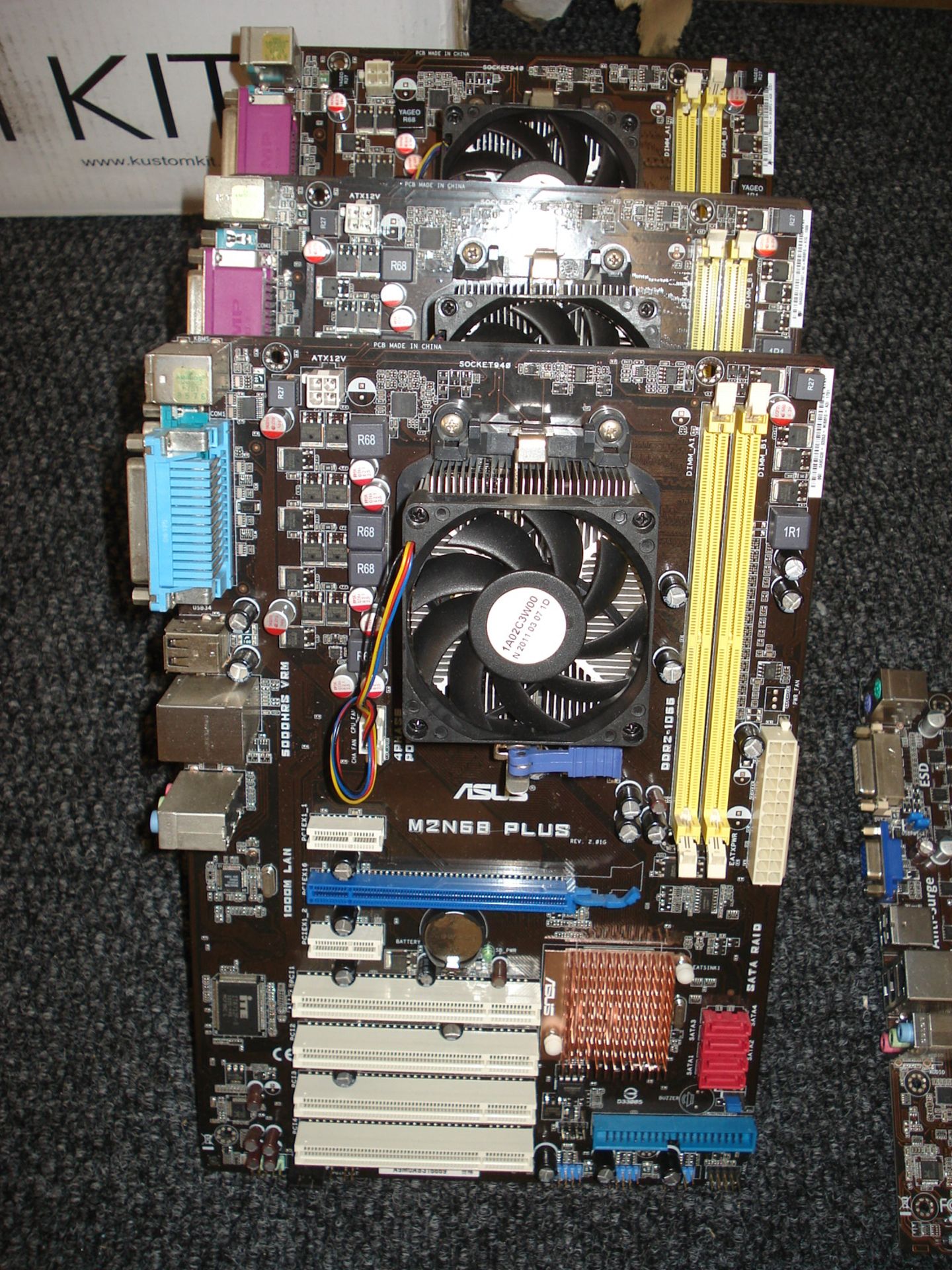 ASUS Boards - M4N68T-M LE V2 - QTY 2, M4N68T-M V2 - QTY 1, M5A7BL-M LE QTY 2, AM3 + CPU SUPPORT - - Image 3 of 12