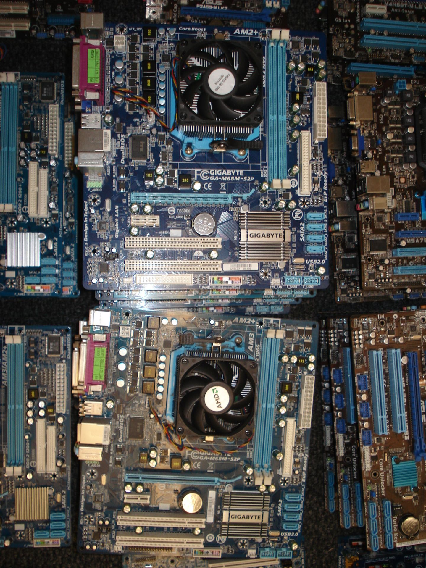 ASUS Boards - M4N68T-M LE V2 - QTY 2, M4N68T-M V2 - QTY 1, M5A7BL-M LE QTY 2, AM3 + CPU SUPPORT - - Image 6 of 12