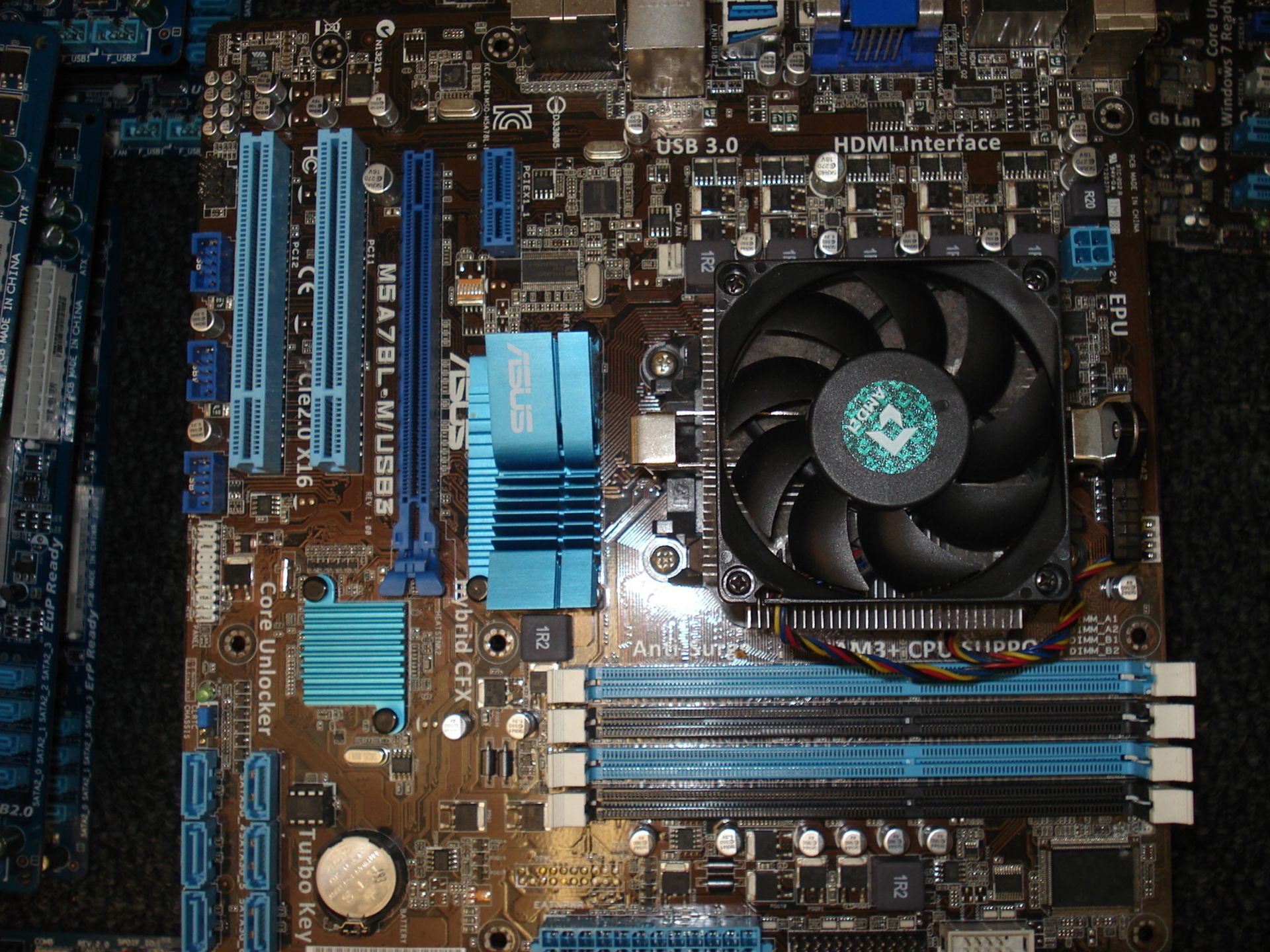 ASUS Boards - M4N68T-M LE V2 - QTY 2, M4N68T-M V2 - QTY 1, M5A7BL-M LE QTY 2, AM3 + CPU SUPPORT - - Image 10 of 12