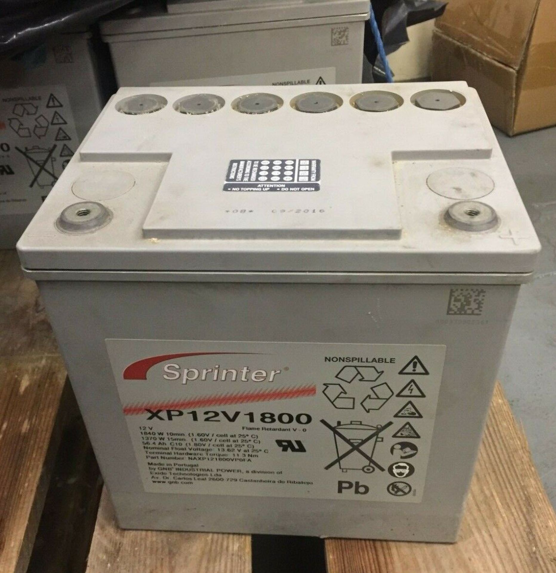 48 x Sprinter XP12V1800 Battery