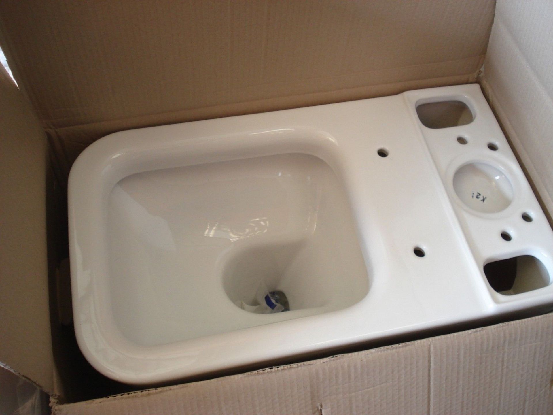 Saneux Matteo & Project Close Coupled WC Pan - Dimensions: (L)620 x (W)360 x (H)420mm