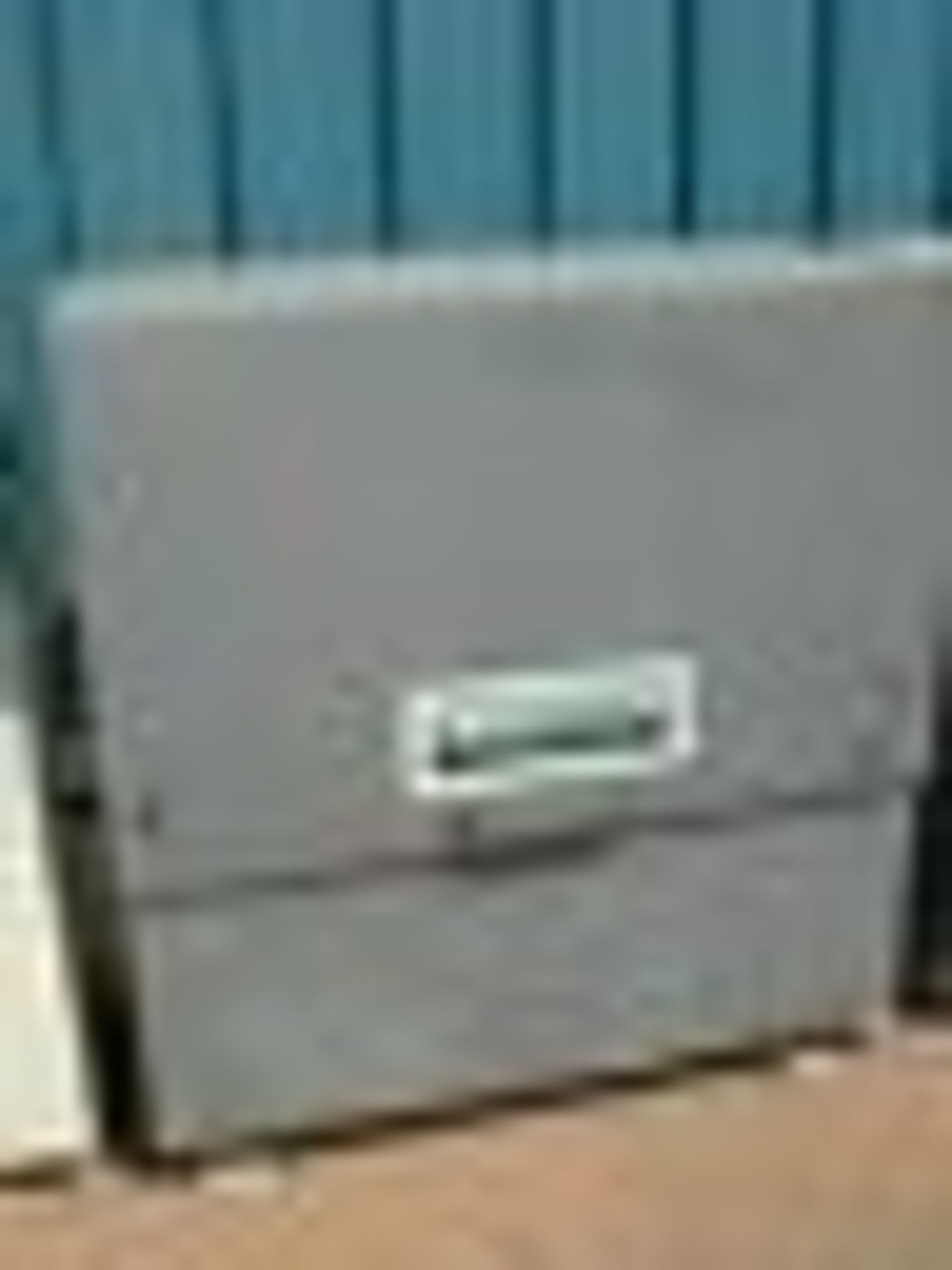 Armorgard Tuff Storage Box with Key - 47" Wide x 24" Deep x 50" Tall - 2 Shelfs