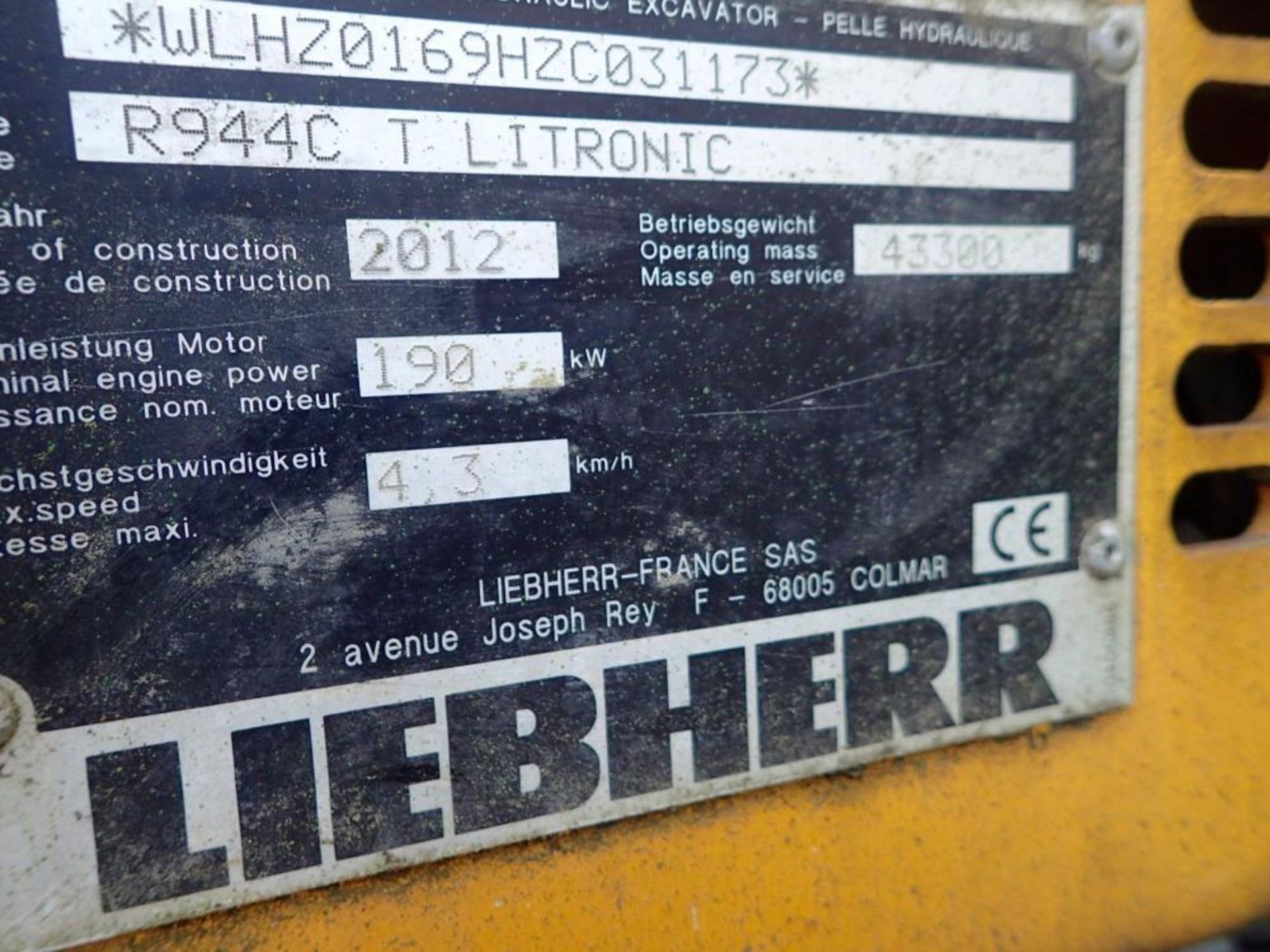 Liebherr 944C T Litronic Tunnelling Excavator - Image 11 of 20