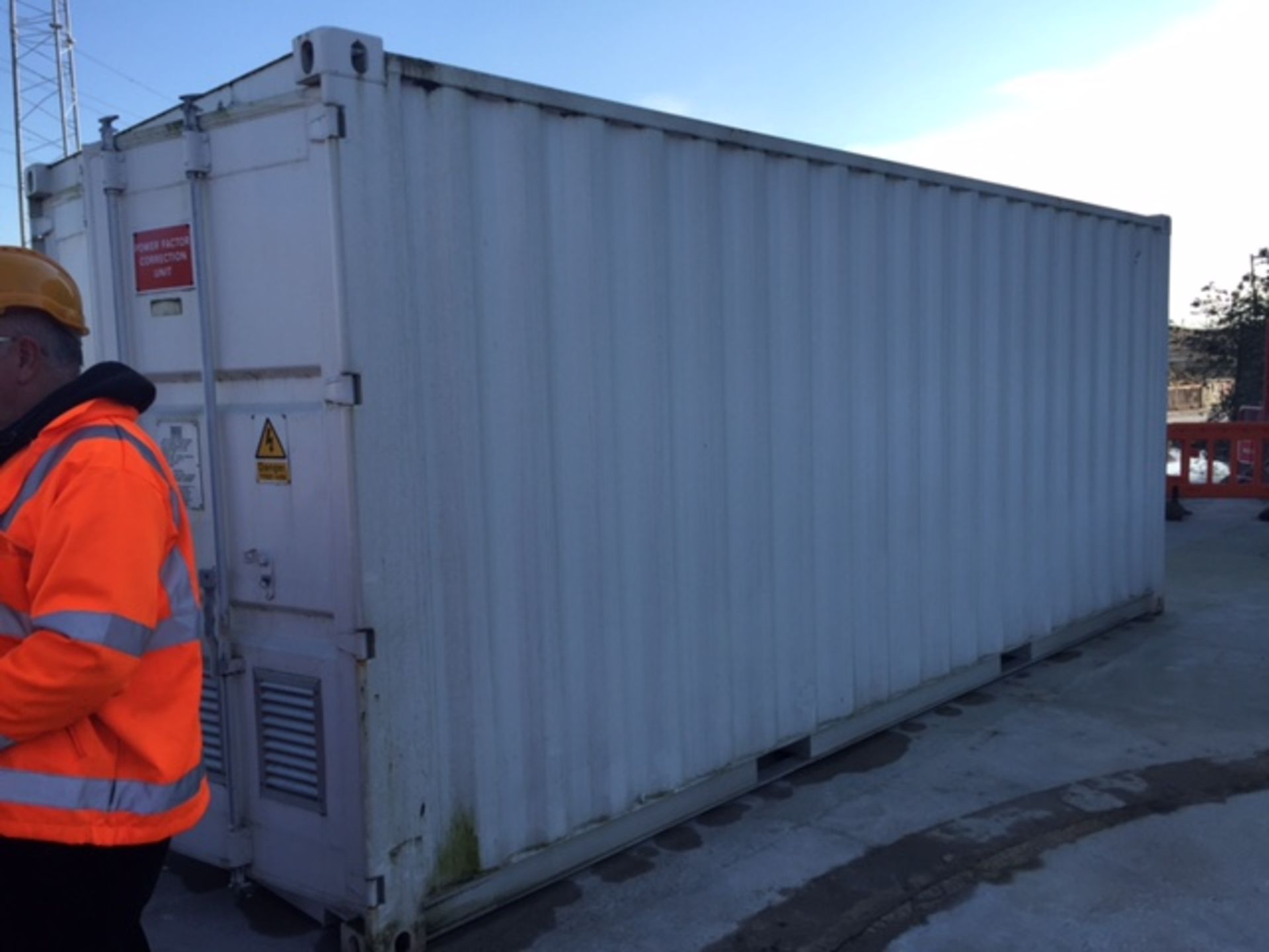 Containerised High Voltage Capacitor Bank with Master Control unit