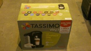 Boxed Bosch Tassimo Compact Capsule Coffee Maker RRP £100 (Customer Return)