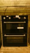 Stainless Steel Black Glass Fully Integrated Electric Oven RRP £180 (Customer Return)