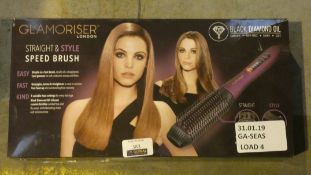 Boxed Glamoriser Speed Hair Straightening Brush RRP £100 (Customer Return)