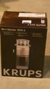 Boxed Krups GVX2 Coffee Grinder RRP £45 (Customer Return)