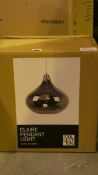 Boxed Home Collection Claire Designer Pendant Light RRP £95 (Customer Return)